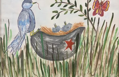 Рисунок «Мирное гнездо»