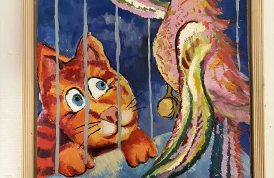 Кот и птица