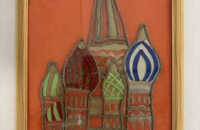 Аппликация «Собор Василия Блаженного»