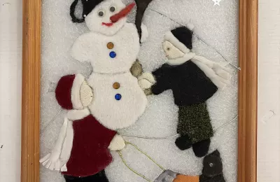 На зимней прогулке
