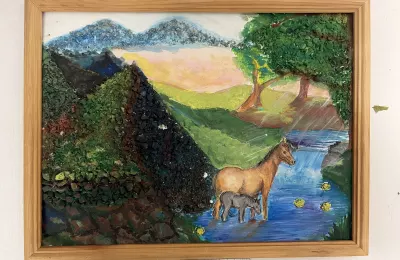 На водопое