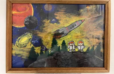 Рисунок на космическую тематику