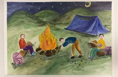 Рисунок «Поход»