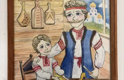 Сюжетная композиция «Мастера за работой»