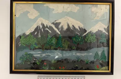 Горный пейзаж с рекой