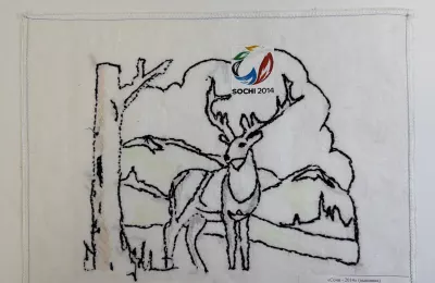 Сочи — 2014 (вышивка)
